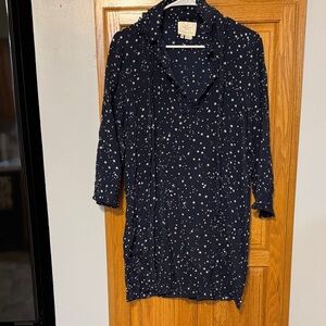 Kate Spade Navy Star Print Mini Dress